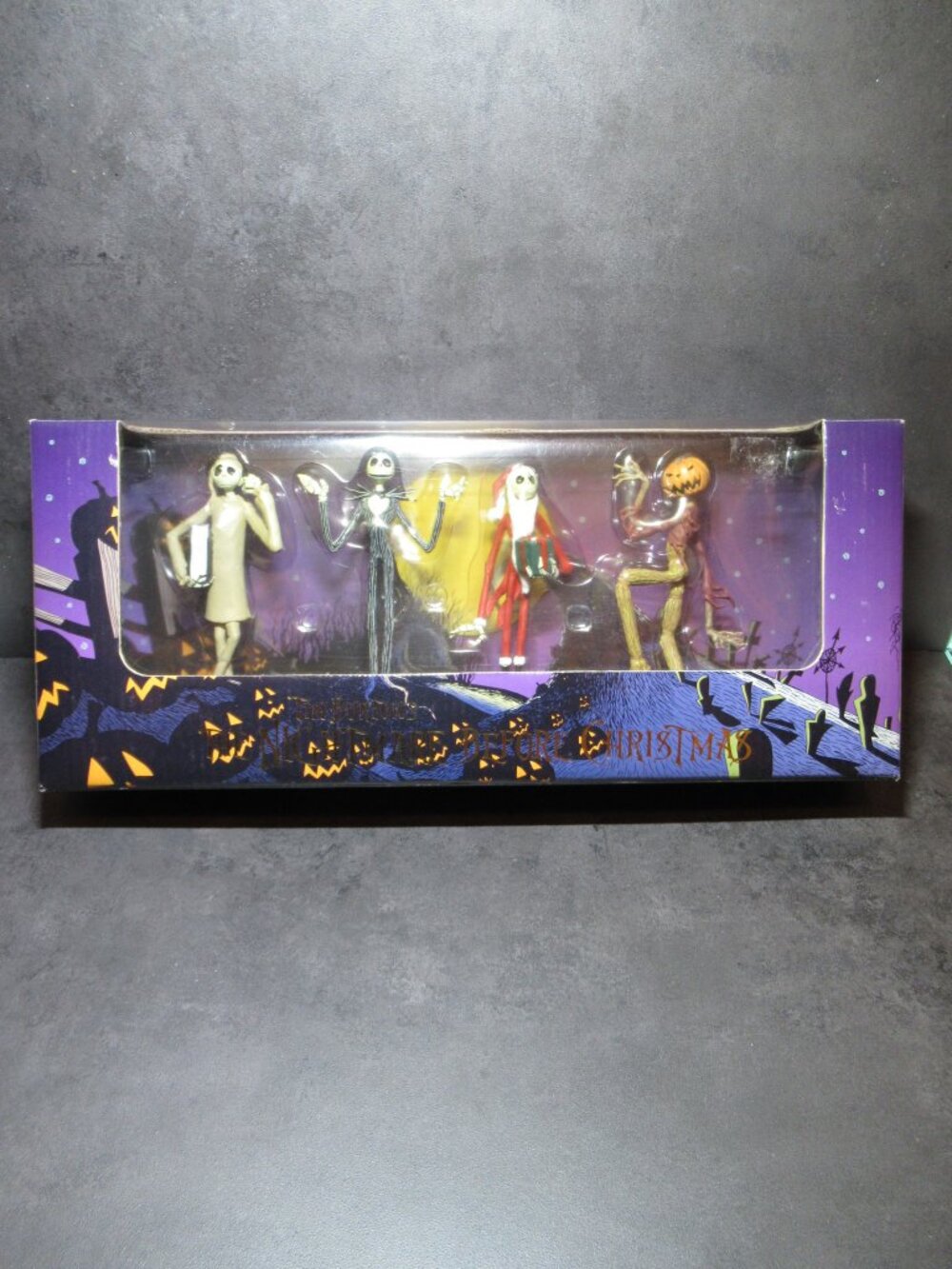NIB VTG NIGHTMARE BEFORE CHRISTMAS Jack 4 Figurine Set JUN Planning N-162 (B)